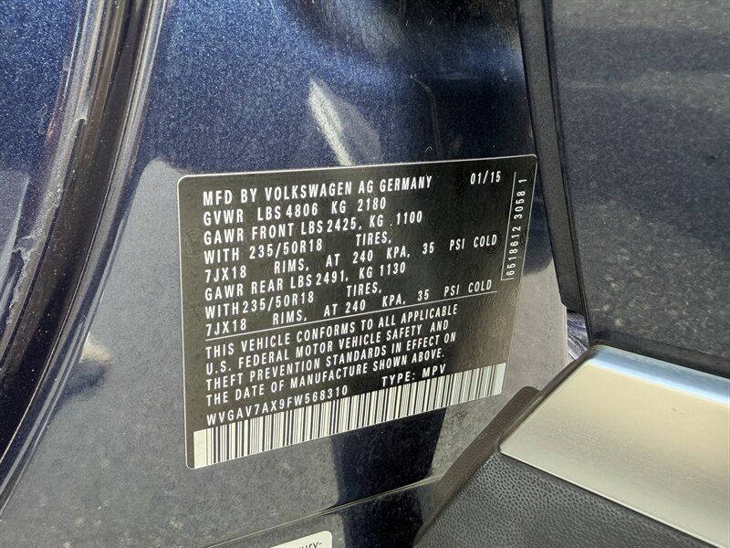 Used 2015 Volkswagen Tiguan SEL FWD image 12
