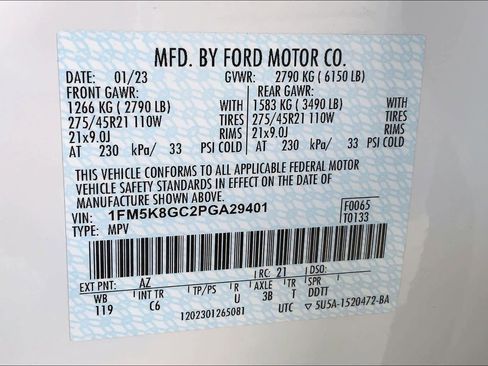 Used 2023 Ford Explorer ST w/ Equipment Group 401A AWD/4WD image 32