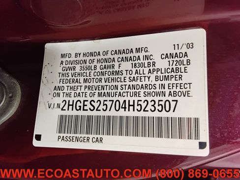 Used 2004 Honda Civic EX image 19