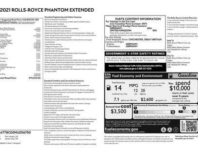 Certified 2021 Rolls-Royce Phantom Extended Wheelbase