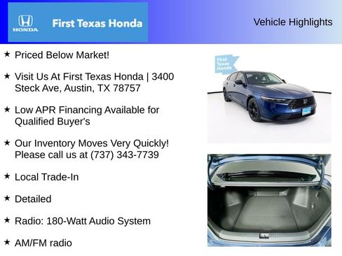 Used 2025 Honda Accord SE image 5