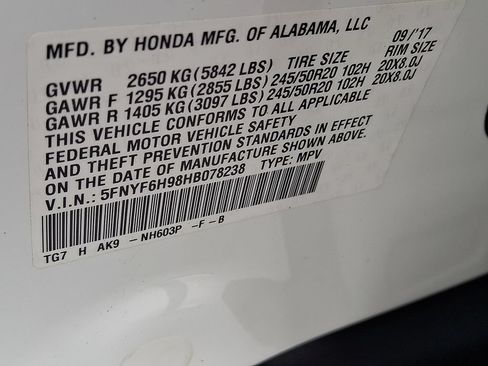Used 2017 Honda Pilot Touring image 33