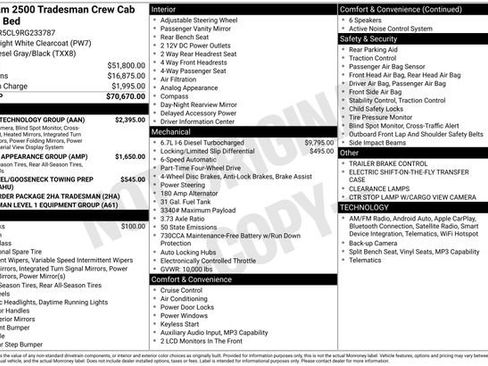Used 2024 RAM 2500 Tradesman w/ Towing Technology Group AWD/4WD image 7