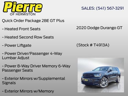 Used 2020 Dodge Durango GT AWD/4WD image 12