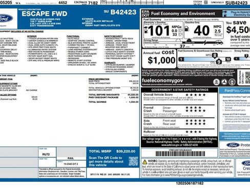 Used 2025 Ford Escape SE FWD image 4