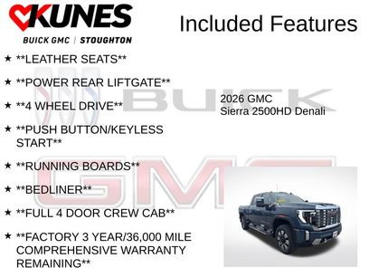 New 2026 GMC Sierra 2500 Denali w/ Technology Package