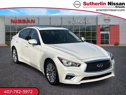 Used 2022 INFINITI Q50 Luxe w/ Cargo Package