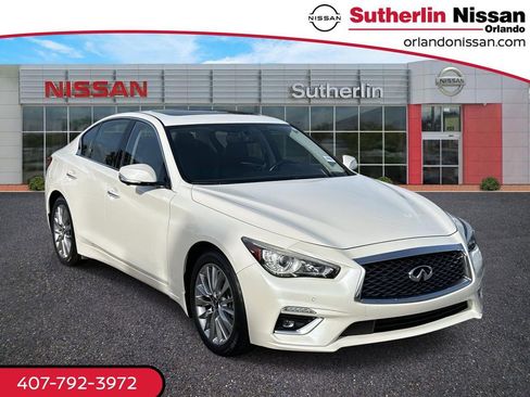 Used 2022 INFINITI Q50 Luxe w/ Cargo Package image 1