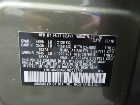 Used 2017 Subaru Outback 2.5i Limited AWD/4WD image 55