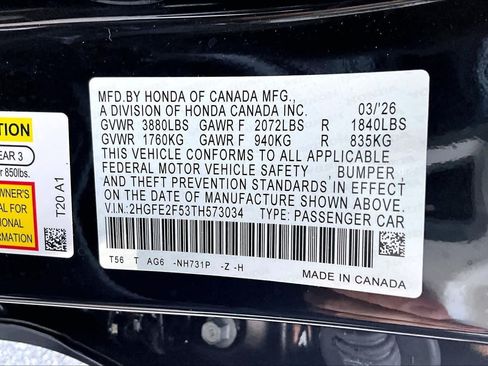 Certified 2026 Honda Civic Sport image 32