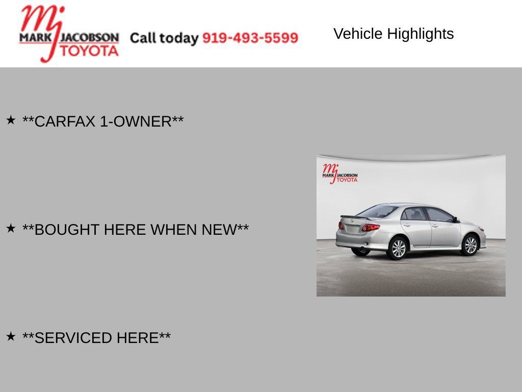 Used 2009 Toyota Corolla FWD image 5