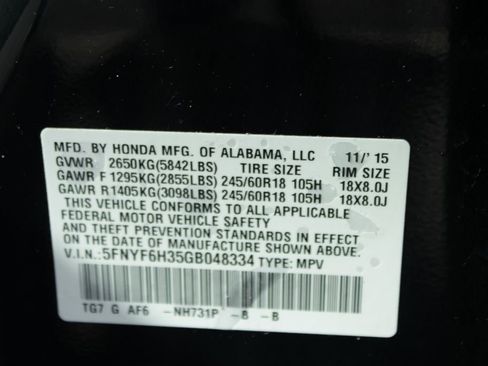 Used 2016 Honda Pilot EX image 34