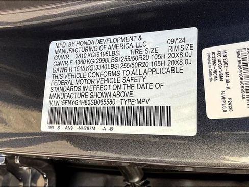 New 2025 Honda Pilot Elite image 14