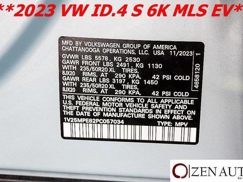 Used 2023 Volkswagen ID.4 S image 61