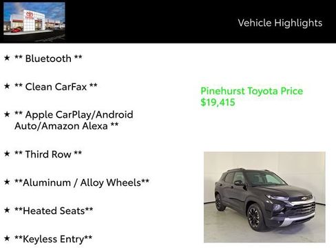 Used 2021 Chevrolet TrailBlazer LT w/ Convenience Package image 7