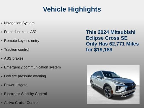 Used 2024 Mitsubishi Eclipse Cross SE AWD/4WD image 5