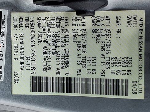 Used 2018 Nissan Frontier SV w/ Value Truck Package image 26