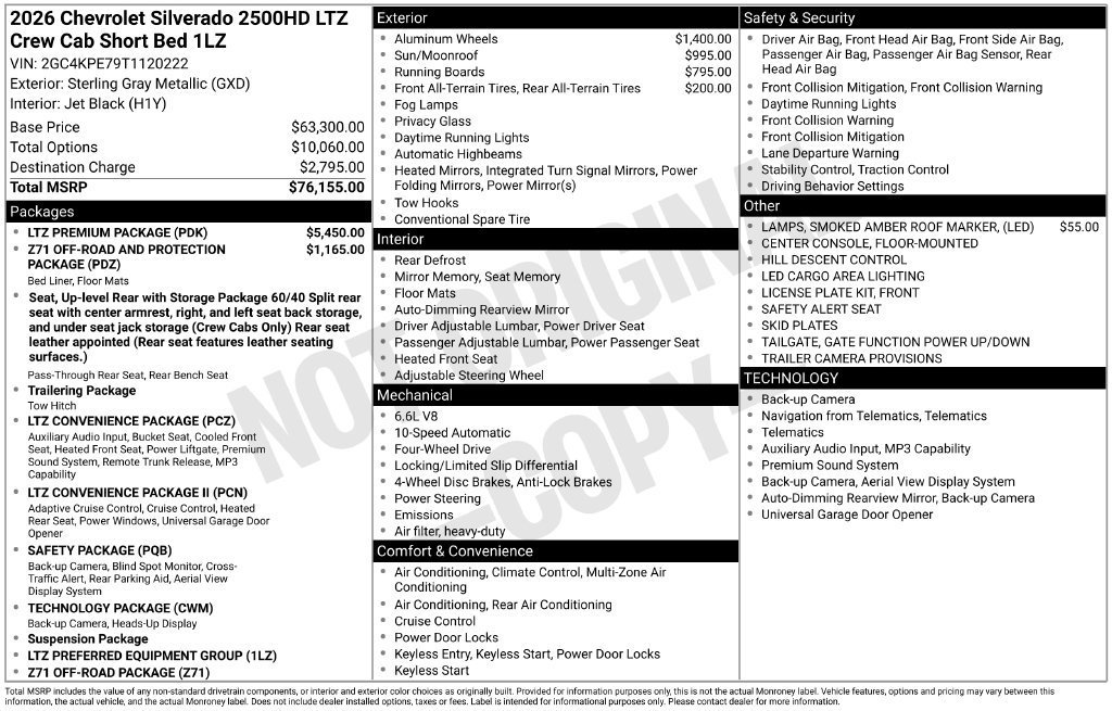 Certified 2026 Chevrolet Silverado 2500 LTZ w/ LTZ Premium Package AWD/4WD image 4