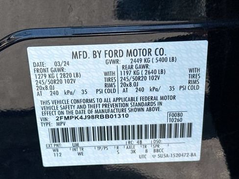 Used 2024 Ford Edge ST-Line AWD/4WD image 34