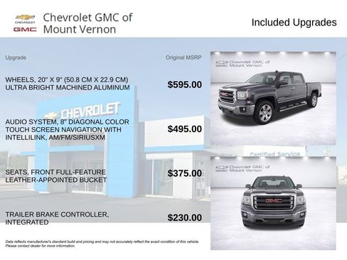 Used 2015 GMC Sierra 1500 SLT AWD/4WD image 6