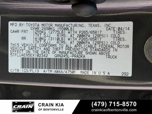 Used 2014 Toyota Tacoma 4x4 Double Cab w/ TRD Sport Package image 34