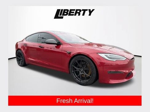 Used 2021 Tesla Model S Plaid AWD/4WD image 1