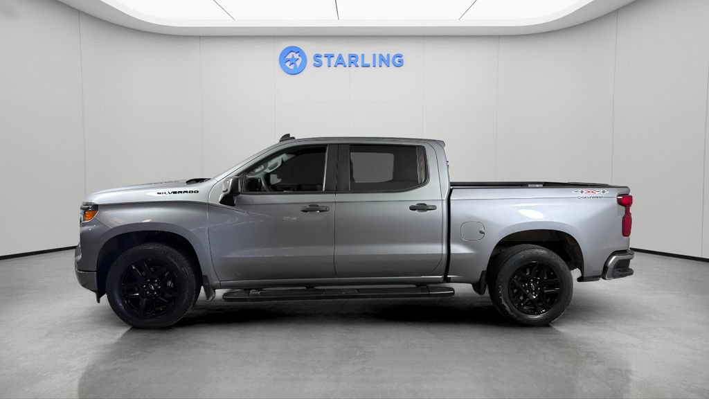 Certified 2023 Chevrolet Silverado 1500 Custom w/ LPO, Dark Essentials Package AWD/4WD image 3