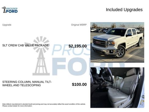 Used 2014 GMC Sierra 1500 SLT w/ SLT Crew Cab Value Package image 3