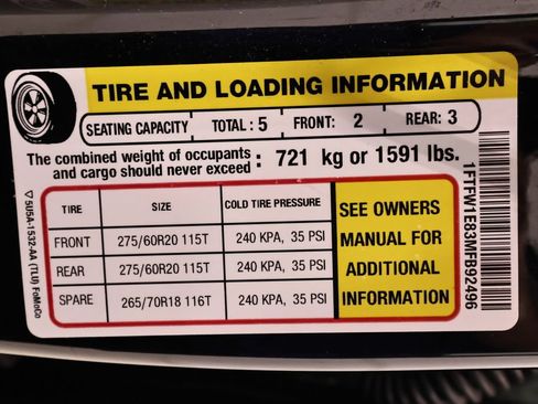 Certified 2021 Ford F150 Lariat w/ Equipment Group 502A High AWD/4WD image 50