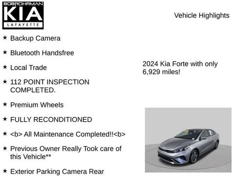 Used 2024 Kia Forte LXS w/ LXS Technology Package FWD image 7