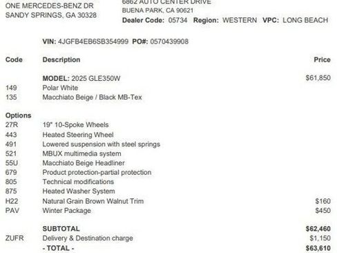 Certified 2025 Mercedes-Benz GLE 350 4MATIC image 4