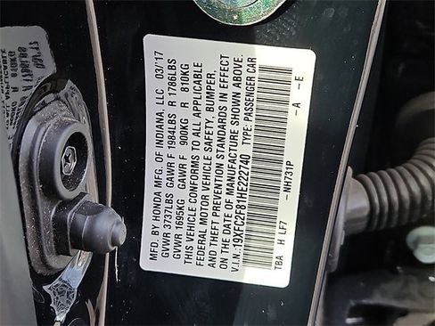 Certified 2017 Honda Civic EX image 27