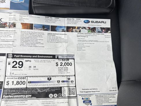 Used 2015 Subaru Crosstrek 2.0i Limited AWD/4WD image 28