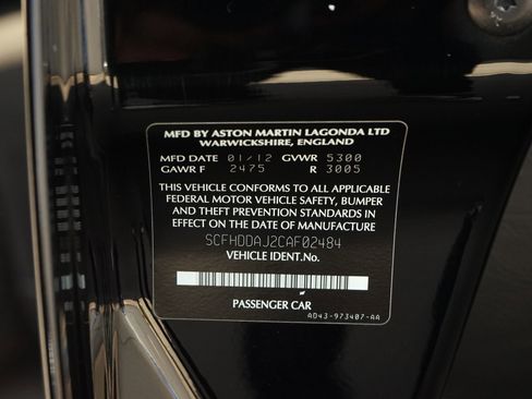 Used 2012 Aston Martin Rapide RWD image 31