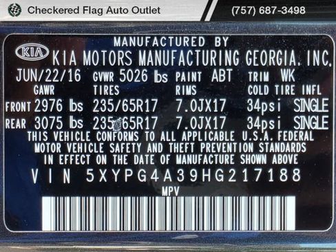 Used 2017 Kia Sorento FWD image 19