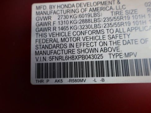Used 2023 Honda Odyssey Touring image 13