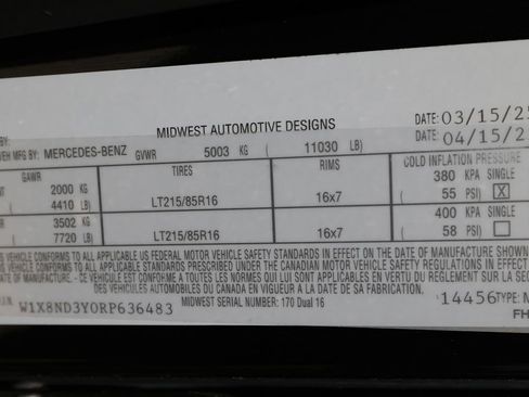 Used 2024 Mercedes-Benz Sprinter 3500 image 61