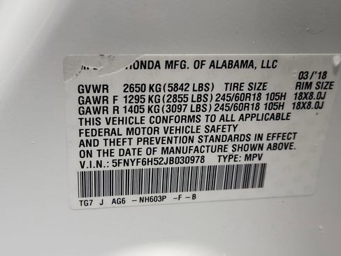 Used 2018 Honda Pilot EX-L image 33