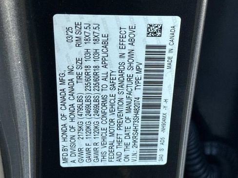 Certified 2025 Honda CR-V EX-L image 31