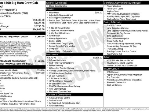 New 2026 RAM 1500 Big Horn AWD/4WD image 38