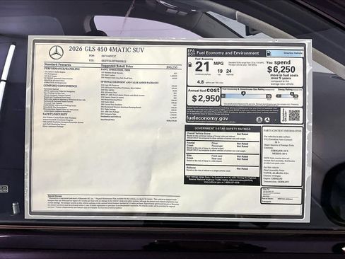 New 2026 Mercedes-Benz GLS 450 4MATIC image 18