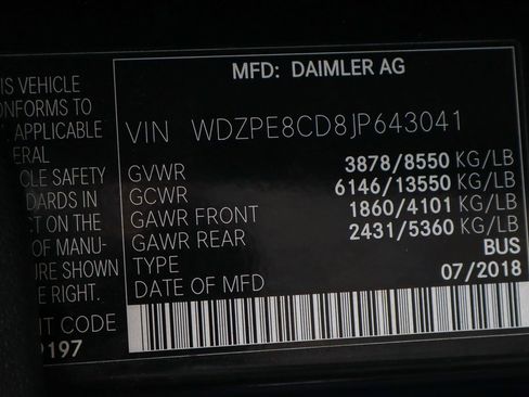 Used 2018 Mercedes-Benz Sprinter 2500 image 51