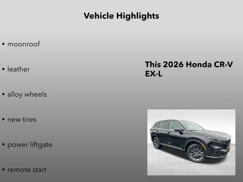 New 2026 Honda CR-V EX-L image 15