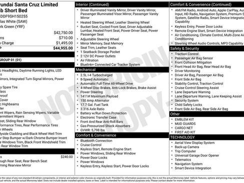 Certified 2025 Hyundai Santa Cruz Limited AWD/4WD image 26
