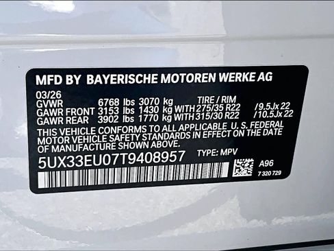 New 2026 BMW X5 M60i AWD/4WD image 18