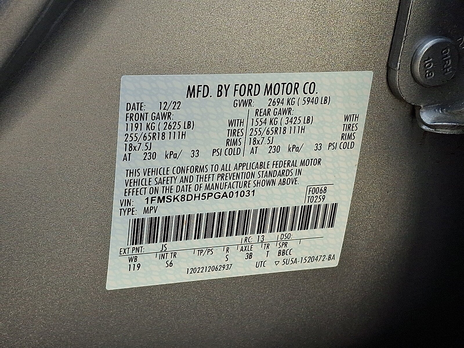 Certified 2023 Ford Explorer XLT w/ Equipment Group 202A AWD/4WD image 26
