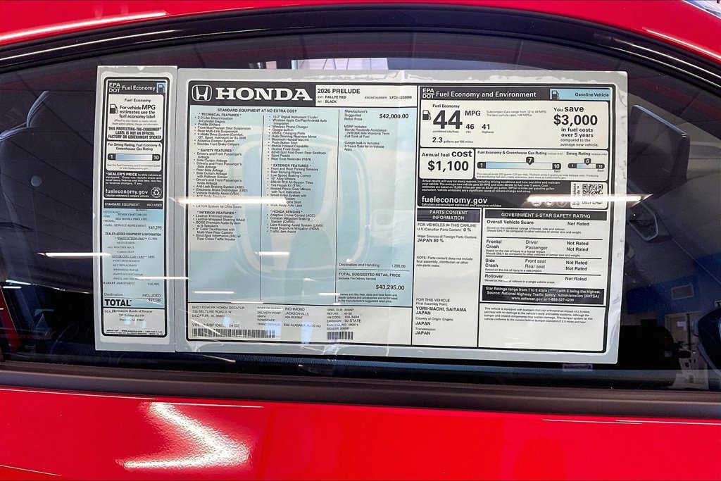 New 2026 Honda Prelude image 14