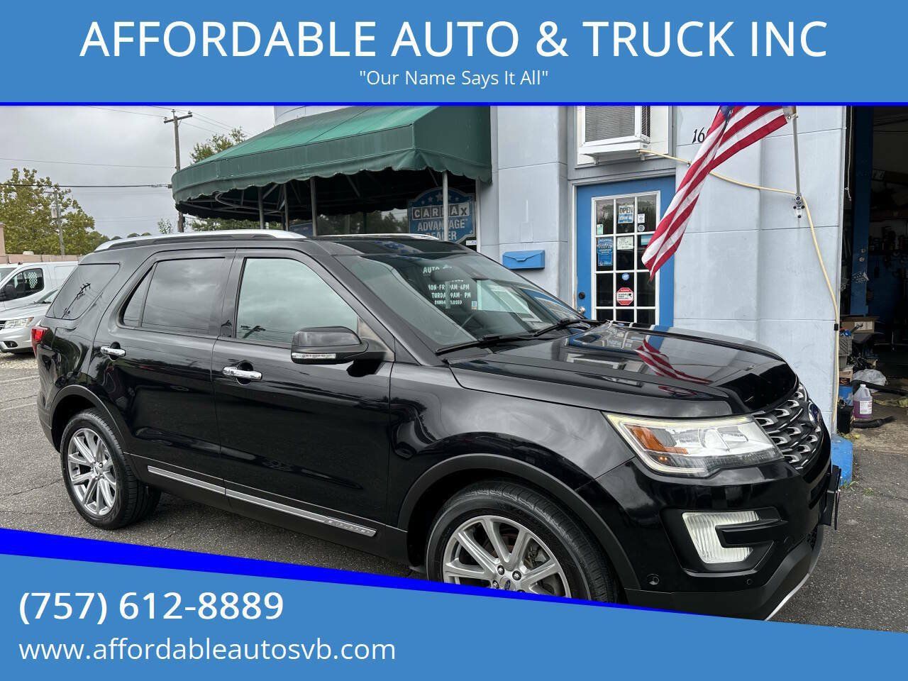 Used 2017 Ford Explorer Limited w/ Equipment Group 301A AWD/4WD image 1