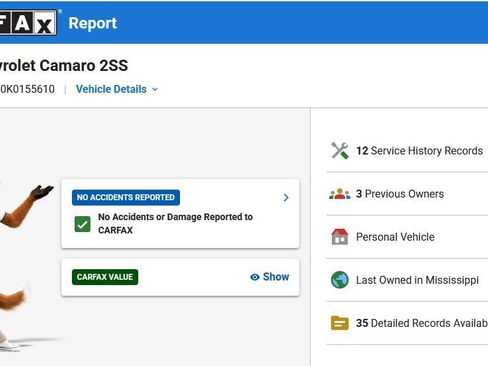 Used 2019 Chevrolet Camaro SS RWD image 7