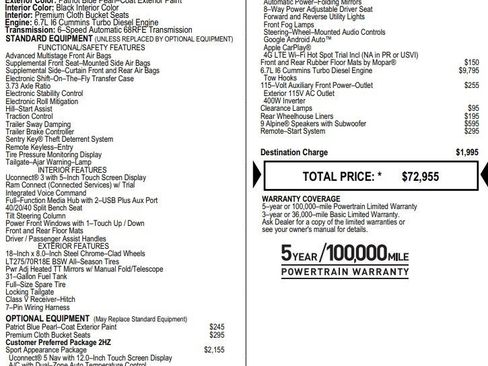 Used 2024 RAM 2500 Big Horn w/ Sport Appearance Package image 3